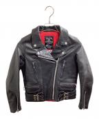 MAISON DE REEFURメゾン ド リーファー）の古着「Leather Rider's Jacket Black / ライダースジャケット ブラック / EOL-7440-B / Made in Pakistan / パキスタン製」｜ブラック