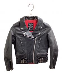 MAISON DE REEFUR（メゾン ド リーファー）の古着「Leather Rider's Jacket Black / ライダースジャケット ブラック / EOL-7440-B / Made in Pakistan / パキスタン製 」｜ブラック