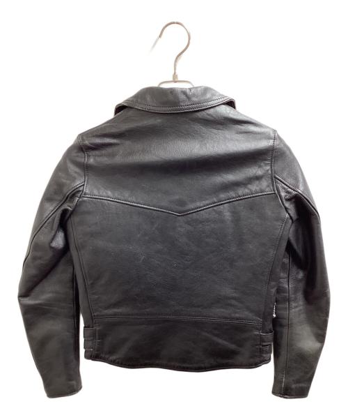 MAISON DE REEFUR（メゾン ド リーファー）MAISON DE REEFUR Leather Rider's Jacket Black / ライダースジャケット ブラック / EOL-7440-B / Made in Pakistan / パキスタン製  ブラック サイズ:36の古着・服飾アイテム