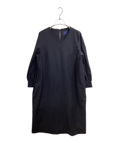 atelier naruse（アトリエナルセ）ATELIER NARUSE (アトリエナルセ) KURASHI&Trips PUBLISHING (クラシアンドトリップス パブリッシング) 「大切な日もわたしらしく」フォーマルワンピース（コクーン） ネイビー サイズ:FREEの古着・服飾アイテム