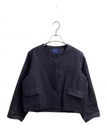 kurashi&trips publishing×atelier naruse（クラシアンドトリップス パブリッシング×アトリエナルセ）の古着「フォーマルワンピースに合うジャケット / 903-70903108-X」｜ネイビー
