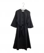 ）の古着「フリルスリーブタフタコート / 212310-17-040」｜ブラック