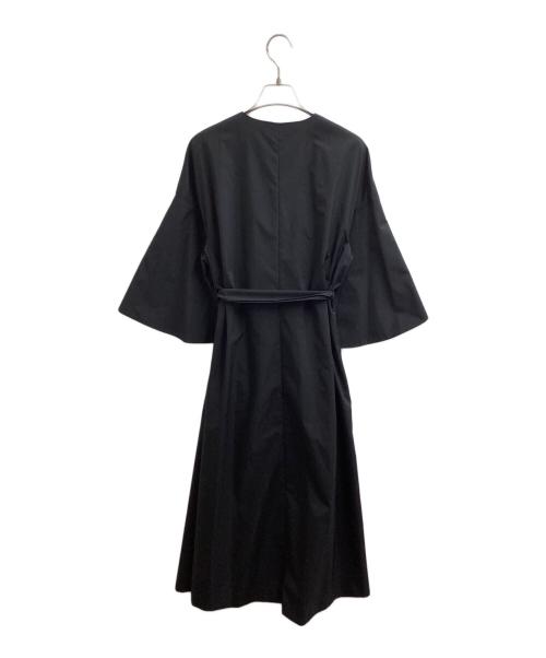 Loulou Willoughby（ルルウィルビー）Loulou Willoughby (ルルウィルビー) フリルスリーブタフタコート / 212310-17-040 ブラック サイズ:1の古着・服飾アイテム