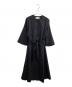 Loulou Willoughby（ルルウィルビー）の古着「フリルスリーブタフタコート / 212310-17-040」｜ブラック