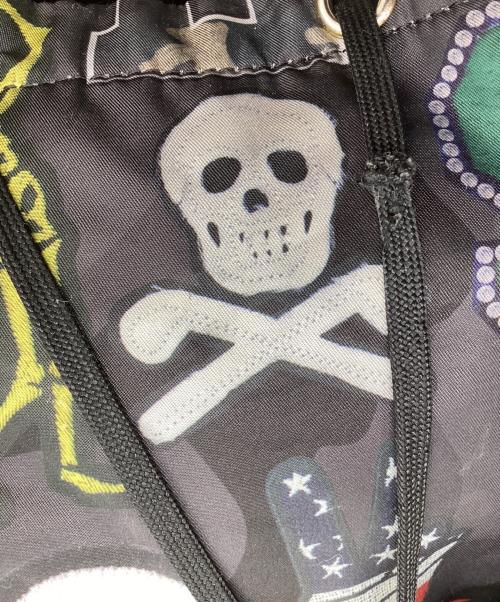 MARK&LONA（マークアンドロナ）MARK&LONA (マークアンドロナ) printed backpack / 総柄バックパック /  ブラックの古着・服飾アイテム