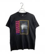 FRUIT OF THE LOOMフルーツオブザルーム）の古着「プリントTシャツ / USA製 90s」｜ブラック