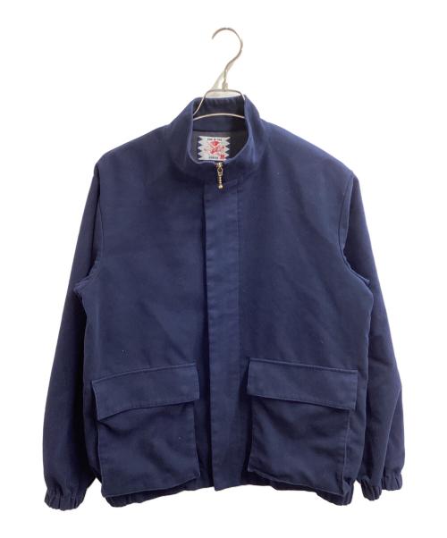 son of the cheese（（サノバチーズ））SON OF THE CHEESE (（サノバチーズ）) SUEDE JACKET / スウェード ジャケット / SC2220-JK10 ネイビー サイズ:Mの古着・服飾アイテム