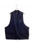 RAF SIMONS（ラフシモンズ）の古着「Denim oversized gilet / 221-W663 / イタリア製」｜ネイビー