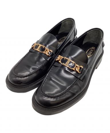 中古・古着通販】TOD'S (トッズ) メタルTチェーン ローファー