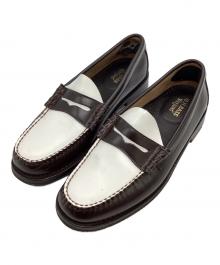 G.H.BASS（ジーエイチバス）の古着「LARSON MOC PENNY / BA11010H」｜ブラウン×ホワイト