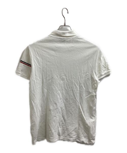MONCLER（モンクレール）MONCLER (モンクレール) MAGLIA POLO MANICA CORTA / 310918303600 ホワイト サイズ:Mの古着・服飾アイテム