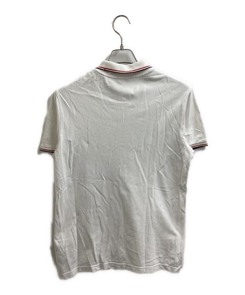 MONCLER（モンクレール）MONCLER (モンクレール) ポロシャツ / 310918345600 ホワイト サイズ:Mの古着・服飾アイテム