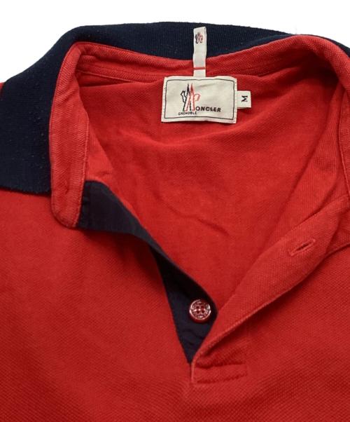 MONCLER（モンクレール）MONCLER (モンクレール) ポロシャツ / 310978302600 レッド サイズ:Mの古着・服飾アイテム