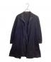 yohji yamamoto+Noir（ヨウジヤマモトプリュスノアール）の古着「シルク切替コート / ND-C04-034」｜ブラック