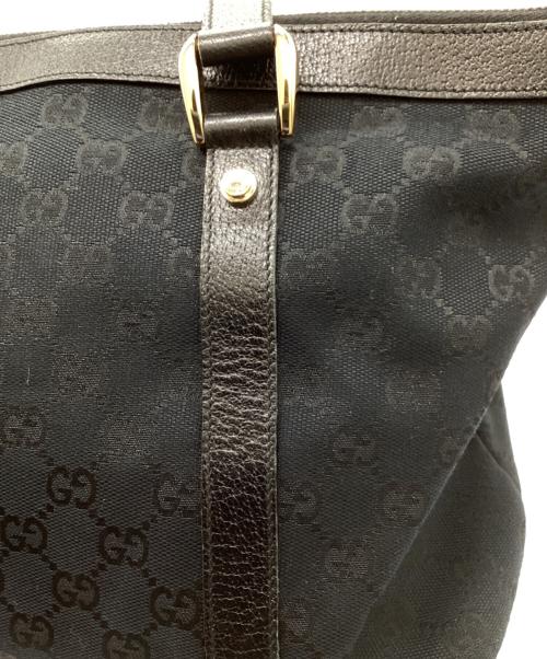 GUCCI（グッチ）GUCCI (グッチ) GG Logo Canvas Bag / GGキャンバス / 141470 / Made in ITALY / イタリア製 ブラックの古着・服飾アイテム