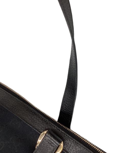 GUCCI（グッチ）GUCCI (グッチ) GG Logo Canvas Bag / GGキャンバス / 141470 / Made in ITALY / イタリア製 ブラックの古着・服飾アイテム