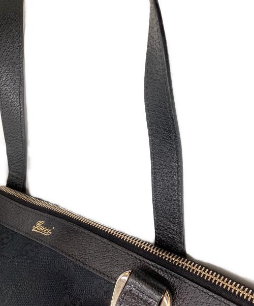 GUCCI（グッチ）GUCCI (グッチ) GG Logo Canvas Bag / GGキャンバス / 141470 / Made in ITALY / イタリア製 ブラックの古着・服飾アイテム