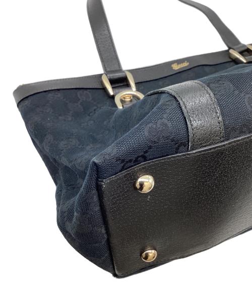 GUCCI（グッチ）GUCCI (グッチ) GG Logo Canvas Bag / GGキャンバス / 141470 / Made in ITALY / イタリア製 ブラックの古着・服飾アイテム