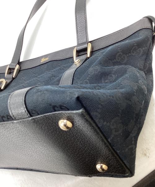 GUCCI（グッチ）GUCCI (グッチ) GG Logo Canvas Bag / GGキャンバス / 141470 / Made in ITALY / イタリア製 ブラックの古着・服飾アイテム