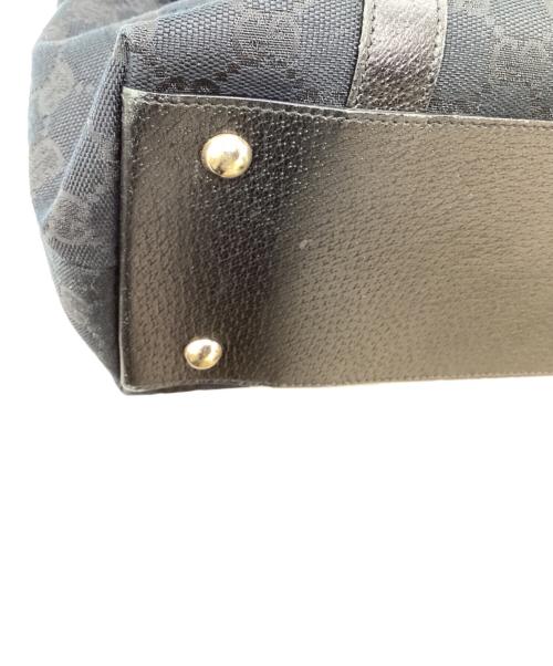 GUCCI（グッチ）GUCCI (グッチ) GG Logo Canvas Bag / GGキャンバス / 141470 / Made in ITALY / イタリア製 ブラックの古着・服飾アイテム