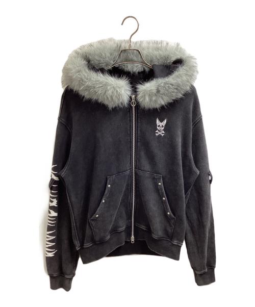 Grrr the Lipper（ガルルザリッパー）Grrr the Lipper (ガルルザリッパー) ジップパーカー / GL25-015 ノイズGREY サイズ:FREEの古着・服飾アイテム