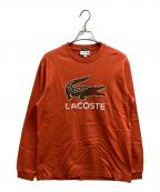 LACOSTEラコステ）の古着「長袖Tシャツ」｜オレンジ
