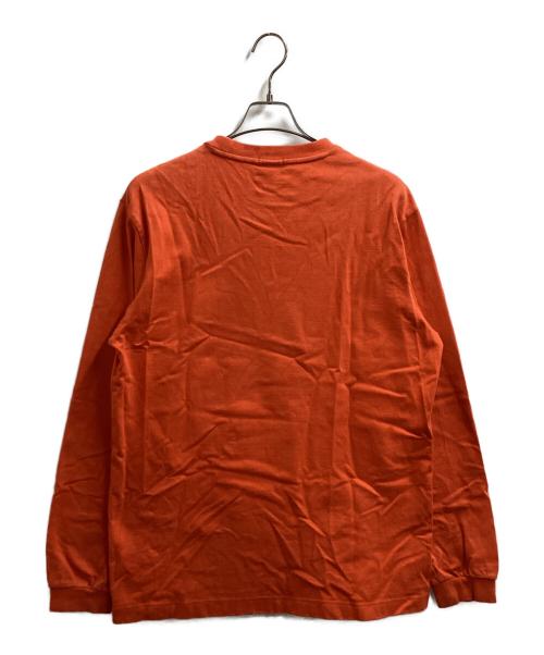 LACOSTE（ラコステ）LACOSTE (ラコステ) 長袖Tシャツ オレンジ サイズ:Lの古着・服飾アイテム
