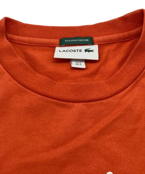 LACOSTE（ラコステ）LACOSTE (ラコステ) 長袖Tシャツ オレンジ サイズ:Lの古着・服飾アイテム