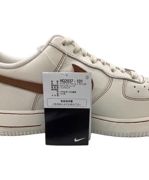 NIKE（ナイキ）NIKE (ナイキ) Air Force 1 '07 LV8 / エアフォース1 '07 LV8 ホワイト×ブラウン サイズ:28.5cm 未使用品の古着・服飾アイテム