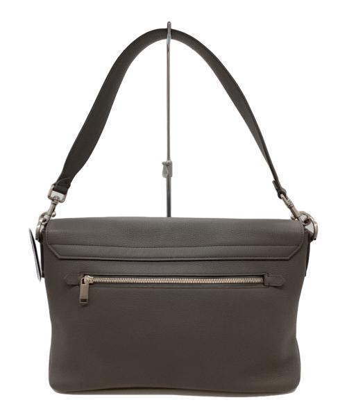 Christian Dior（クリスチャン ディオール）Christian Dior Dior Privé Messenger Bag with Flap / ディオールプリヴェメッセンジャーバッグウィズフラップ / 1LLME209KEC Ｈ800 / 01BO 0295 グレーの古着・服飾アイテム