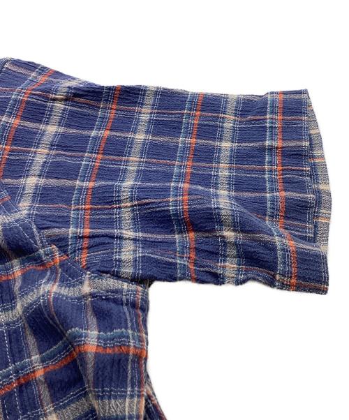 Patagonia（パタゴニア）Patagonia (パタゴニア) A/C Shirt / 半袖チェックシャツ / 52921SP16 ネイビー サイズ:Mの古着・服飾アイテム