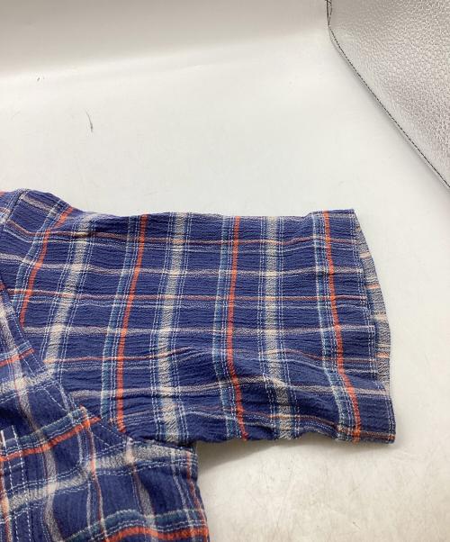 Patagonia（パタゴニア）Patagonia (パタゴニア) A/C Shirt / 半袖チェックシャツ / 52921SP16 ネイビー サイズ:Mの古着・服飾アイテム