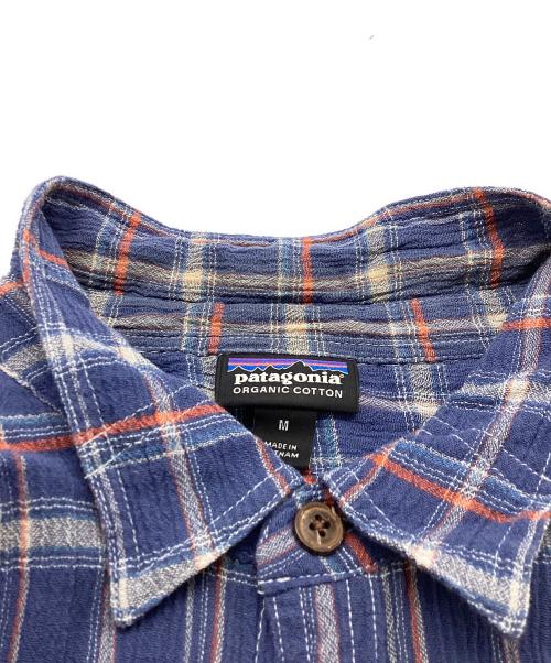 Patagonia（パタゴニア）Patagonia (パタゴニア) A/C Shirt / 半袖チェックシャツ / 52921SP16 ネイビー サイズ:Mの古着・服飾アイテム