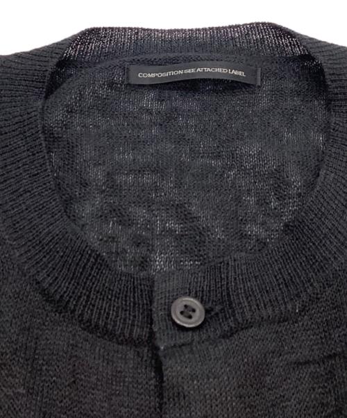 Y's（ワイズ）Y's (ワイズ) PLATING JERSEY SHEER LONG SLEEVE CARDIGAN / YP-K93-583 ブラック サイズ:2の古着・服飾アイテム