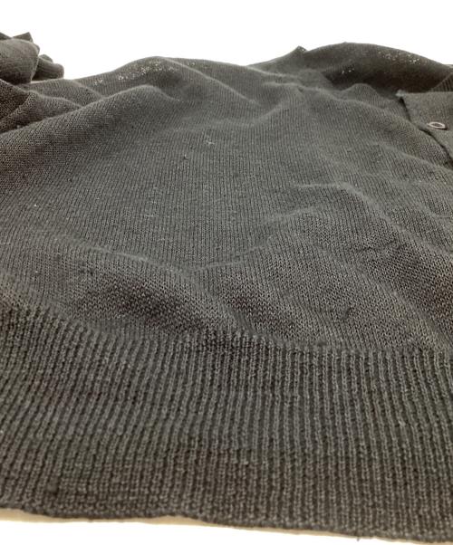 Y's（ワイズ）Y's (ワイズ) PLATING JERSEY SHEER LONG SLEEVE CARDIGAN / YP-K93-583 ブラック サイズ:2の古着・服飾アイテム