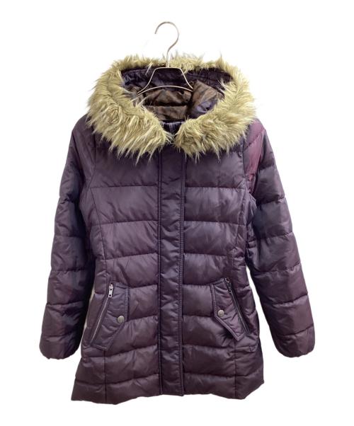 COACH（コーチ）COACH (コーチ) ファー付ダウンコート パープル サイズ:XSの古着・服飾アイテム