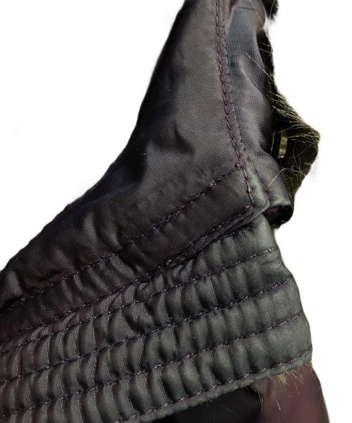 COACH（コーチ）COACH (コーチ) ファー付ダウンコート パープル サイズ:XSの古着・服飾アイテム