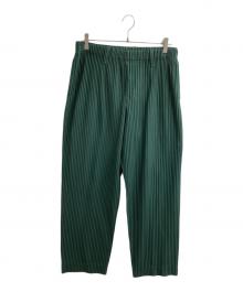 HOMME PLISSE ISSEY MIYAKE（オム プリッセ イッセイ ミヤケ）の古着「TAILORED PLEATS / テーラードプリーツ / HP51JF153」｜グリーン