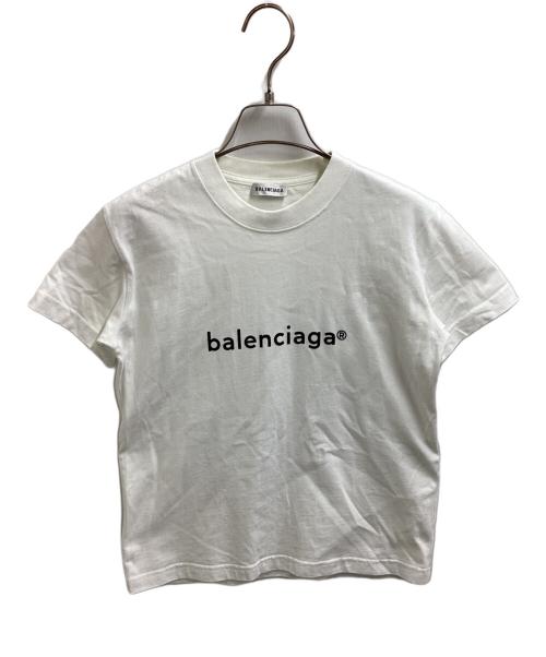 BALENCIAGA（バレンシアガ）BALENCIAGA (バレンシアガ) ロゴTシャツ / 612964 TIV54 ホワイト サイズ:Sの古着・服飾アイテム