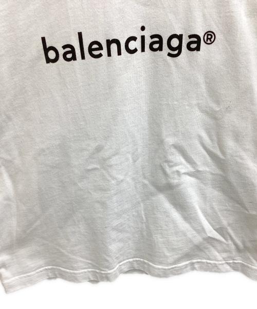 BALENCIAGA（バレンシアガ）BALENCIAGA (バレンシアガ) ロゴTシャツ / 612964 TIV54 ホワイト サイズ:Sの古着・服飾アイテム
