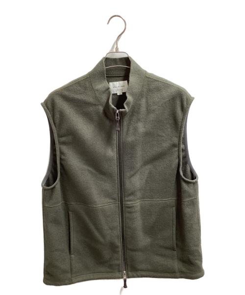 STILL BY HAND（スティルバイハンド）STILL BY HAND (スティルバイハンド) zip up vest　VE02233 オリーブ サイズ:48の古着・服飾アイテム