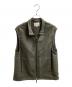 STILL BY HAND (スティルバイハンド) zip up vest　VE02233 オリーブ サイズ:48：8000円