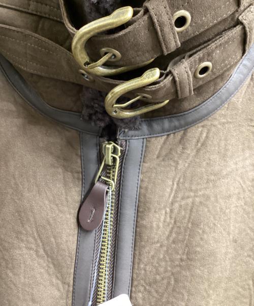 HINSON（ヒンソン）HINSON (ヒンソン) FREAK'S STORE (フリークスストア) 別注 B-3 フェイクムートン ボア ジャケット　253-15120 ブラウン サイズ:Lの古着・服飾アイテム