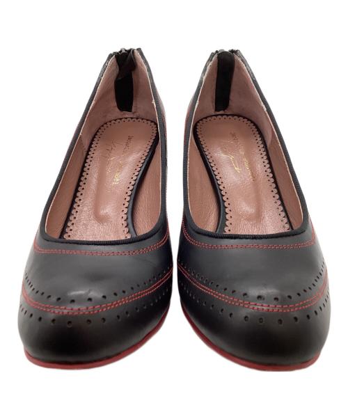 YOHJI YAMAMOTO（ヨウジヤマモト）YOHJI YAMAMOTO (ヨウジヤマモト) Jacqueline Schnabel タッセルジップレザーハイヒール　FD-E01-700 ブラック サイズ:5の古着・服飾アイテム