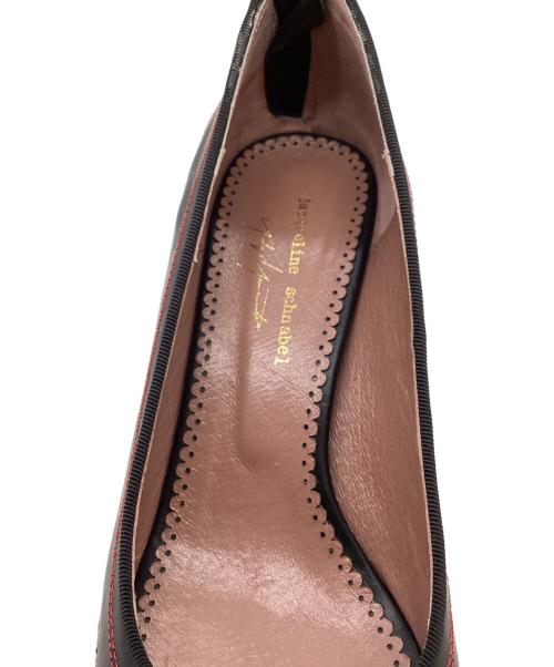 YOHJI YAMAMOTO（ヨウジヤマモト）YOHJI YAMAMOTO (ヨウジヤマモト) Jacqueline Schnabel タッセルジップレザーハイヒール　FD-E01-700 ブラック サイズ:5の古着・服飾アイテム