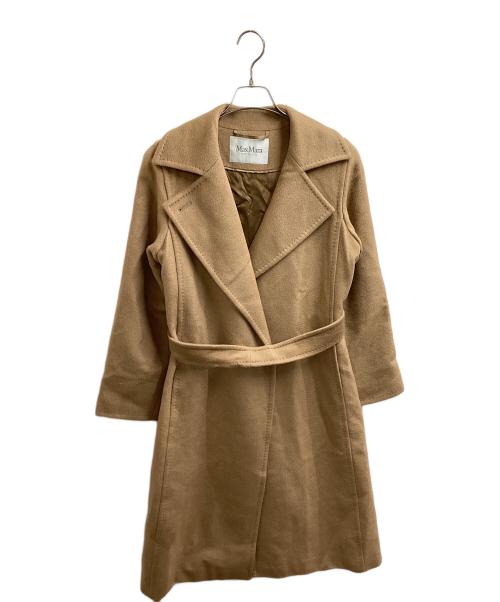 MaxMara（マックスマーラ）MaxMara (マックスマーラ) ダブルキャメルコート / MANUELA / マニュエラ アイコンコート ベージュ サイズ:36の古着・服飾アイテム