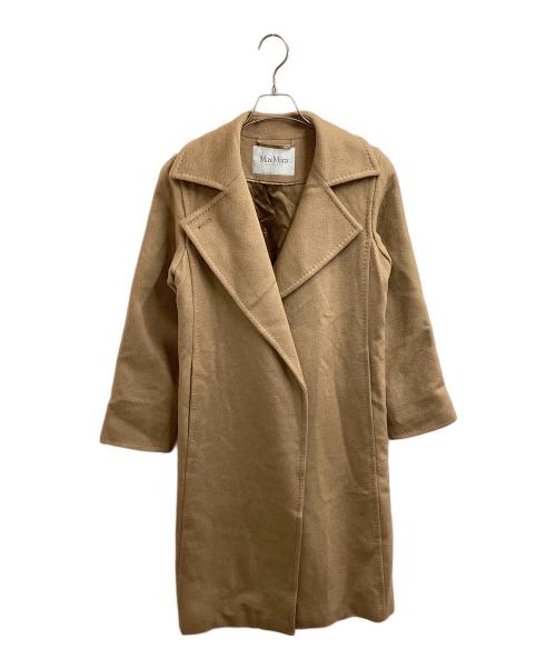 MaxMara（マックスマーラ）MaxMara (マックスマーラ) ダブルキャメルコート / MANUELA / マニュエラ アイコンコート ベージュ サイズ:36の古着・服飾アイテム