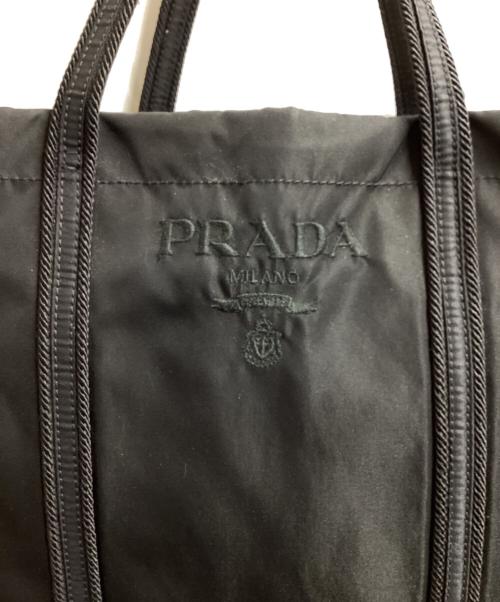 PRADA（プラダ）PRADA (プラダ) ナイロン刺繍ミニトートバッグ / BN0678 ブラック サイズ:-の古着・服飾アイテム
