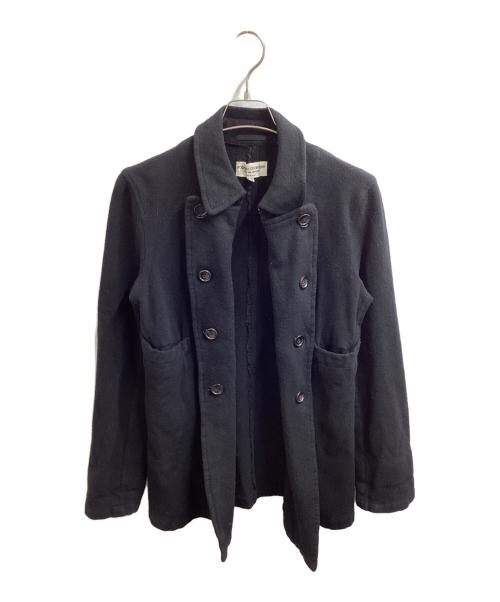 ROBE DE CHAMBRE COMME DES GARCONS（ローブドシャンブル コムデギャルソン）ROBE DE CHAMBRE COMME DES GARCONS (ローブドシャンブル コムデギャルソン) Pコート RJ-04007M　AD1998 ブラック サイズ:Mの古着・服飾アイテム
