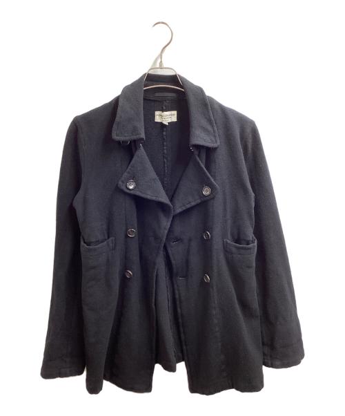 ROBE DE CHAMBRE COMME DES GARCONS（ローブドシャンブル コムデギャルソン）ROBE DE CHAMBRE COMME DES GARCONS (ローブドシャンブル コムデギャルソン) Pコート RJ-04007M　AD1998 ブラック サイズ:Mの古着・服飾アイテム